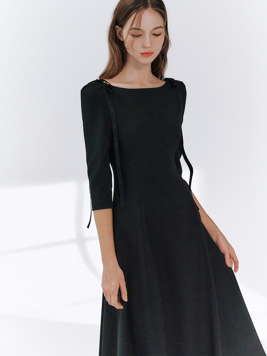 Eri three quarter sleeves dress