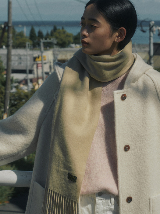 ALPACA HOOD LONG COAT_IVORY