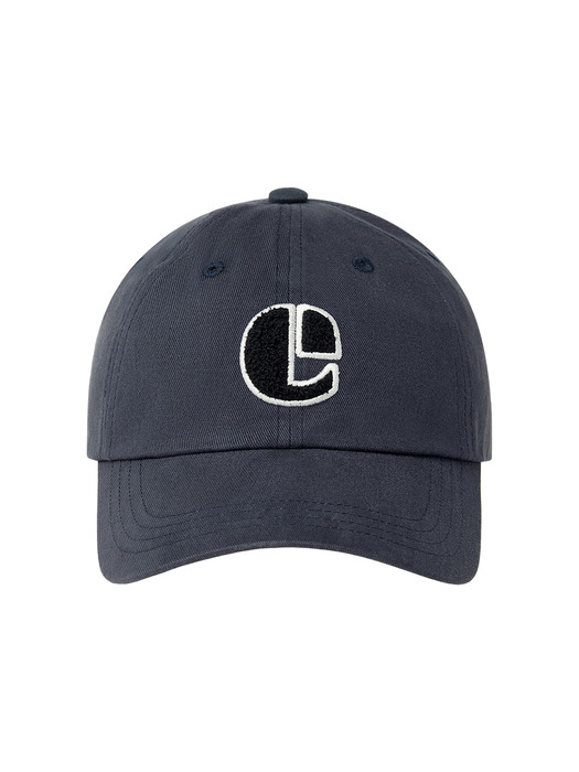 BOUCLE VINTAGE LOGO BALL CAP-NAVY