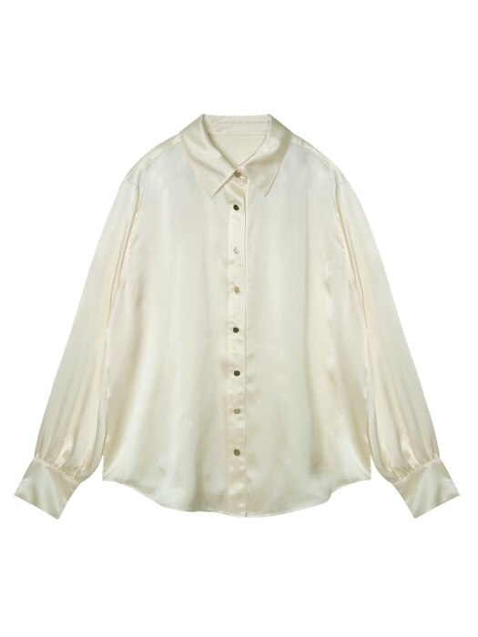 [실크100%]comos52 silk basic blouse (ivory)