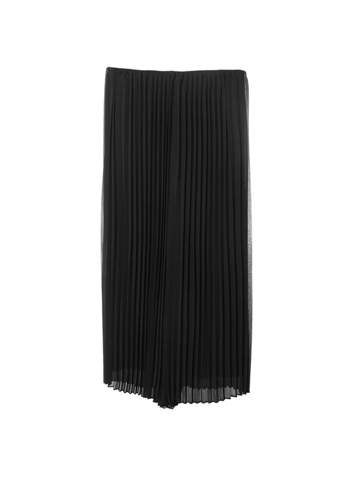pleats wide skirt pants[black(WOMAN)]_UWS-SS52 