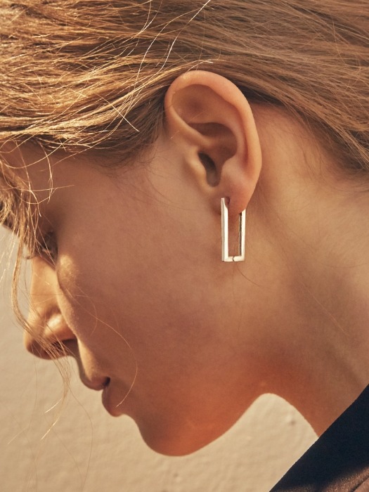rectangle earring