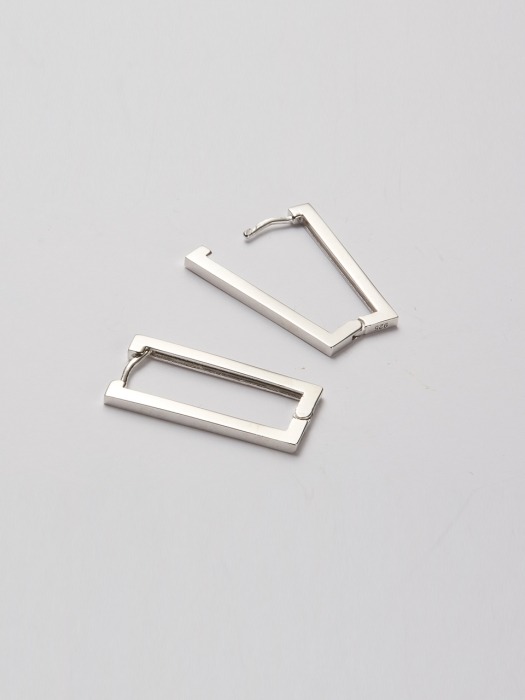 rectangle earring