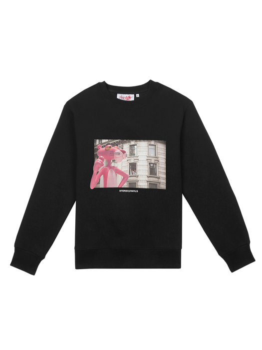 [FW19 Pink Panther] Picture Sweatshirts(Black)