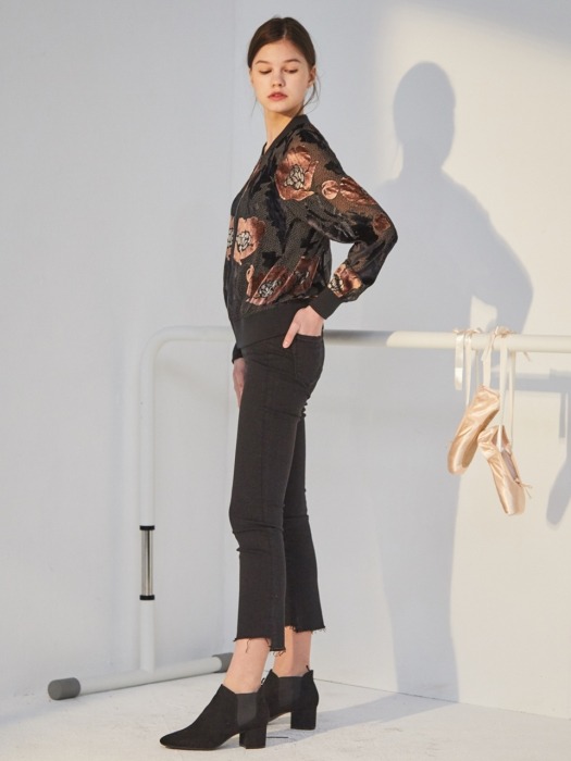 MILANA VELVET FLORAL JACKET