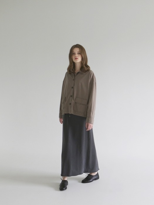 lucid short jacket (MOCHA)