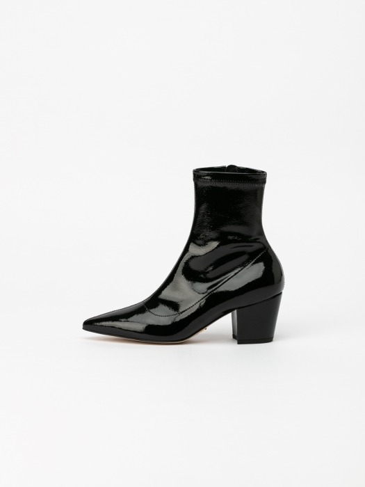 Etre Boots in Black Soft Patent