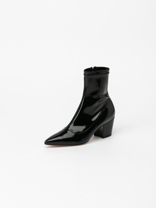 Etre Boots in Black Soft Patent