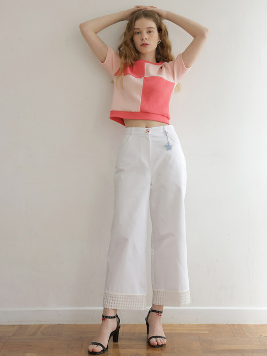 파르페 팬츠 / 화이트 컬러 (Parfait pants/white color)