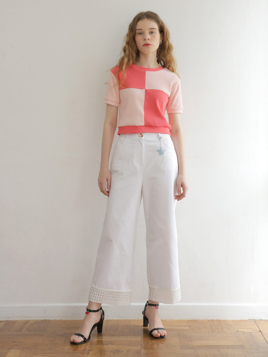 파르페 팬츠 / 화이트 컬러 (Parfait pants/white color)