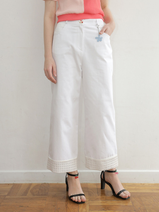 파르페 팬츠 / 화이트 컬러 (Parfait pants/white color)