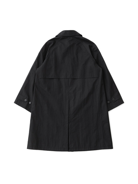Legacy Balmacaan Coat (Black)
