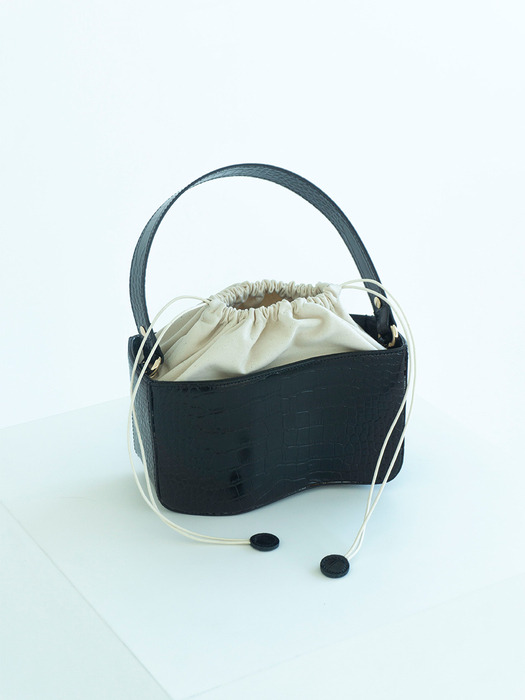 Mini Curved Bag (Black)
