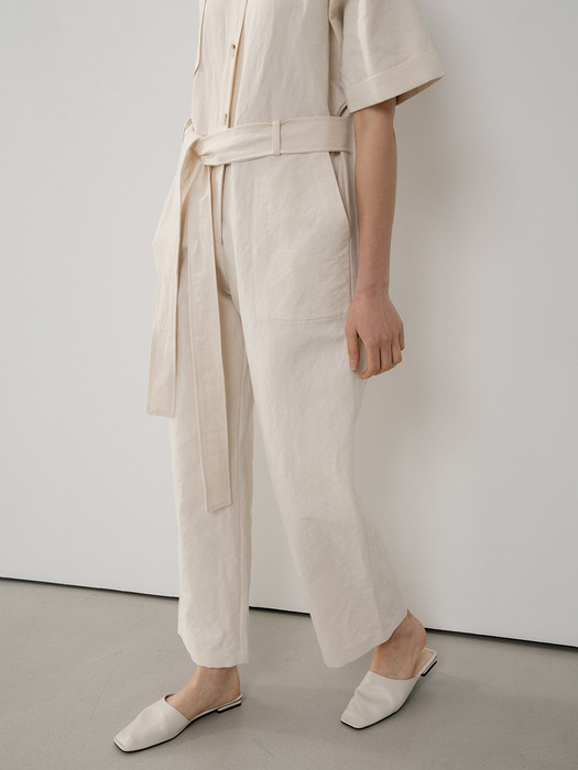 Shirt Jumpssuit (oat)