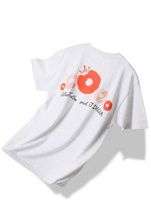 [ SFTG by sofartogo ] #2 DILLA t-shirts ( light grey )