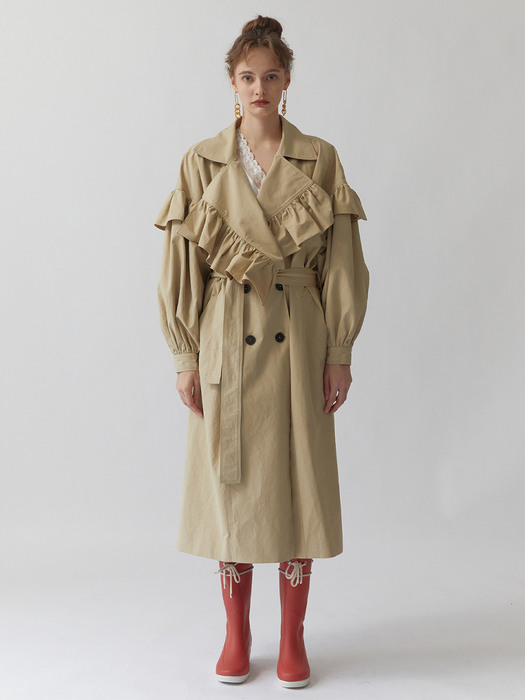 COSETTE TRENCH COAT - BEIGE