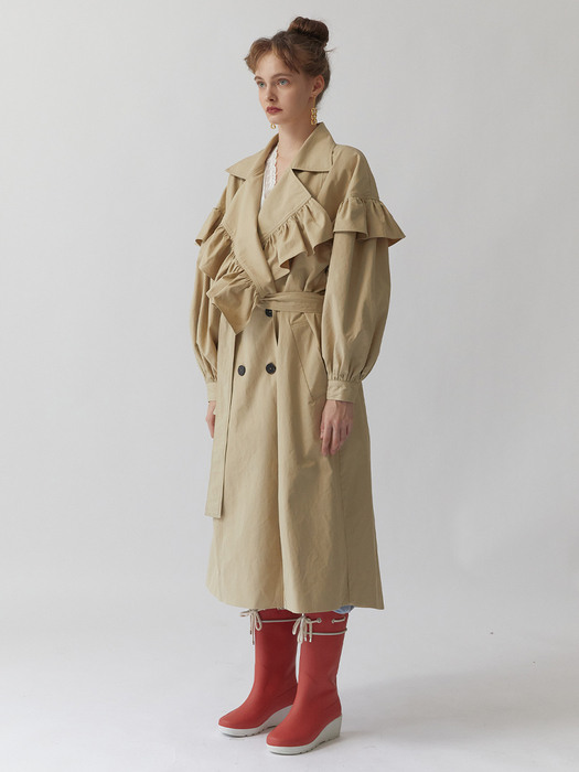 COSETTE TRENCH COAT - BEIGE