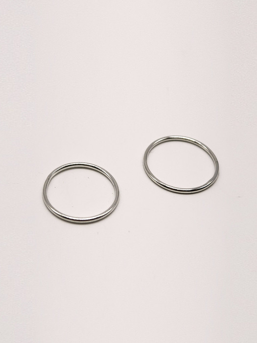 1mm thin ring SET (2ea)