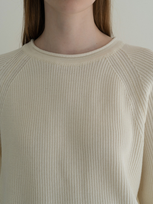 Hayes cotton jumper (Ivory)