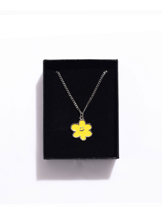 [EZwithPIECE] DAISY NECKLACE (YELLOW)