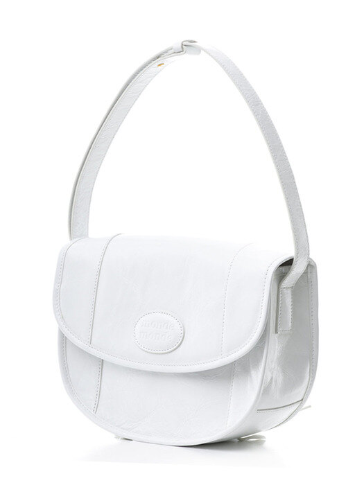 [단독]Magnet Half Moon Bag _ White