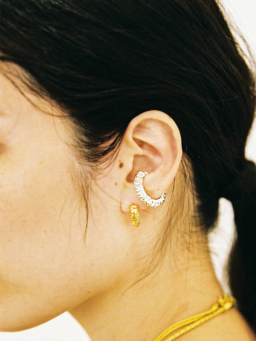 Crispy earrings Silver