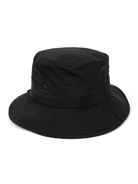 STGM BUCKET HAT BLACK