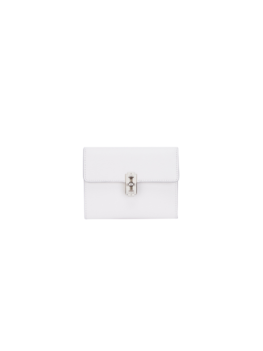 Perfec Folded Medium Wallet (퍼펙 3단 중지갑) Bright Ivory