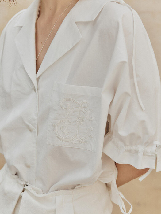 JC Embroidery Shirt_White