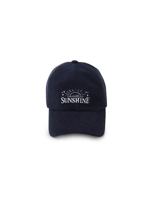 SUNSHINE Terry Ball Cap - NAVY 