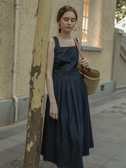 LEA sleeveless dress_denim