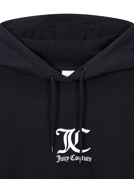 후디드 슬릿 티셔츠Hooded T-shirts with Slit_BLACK