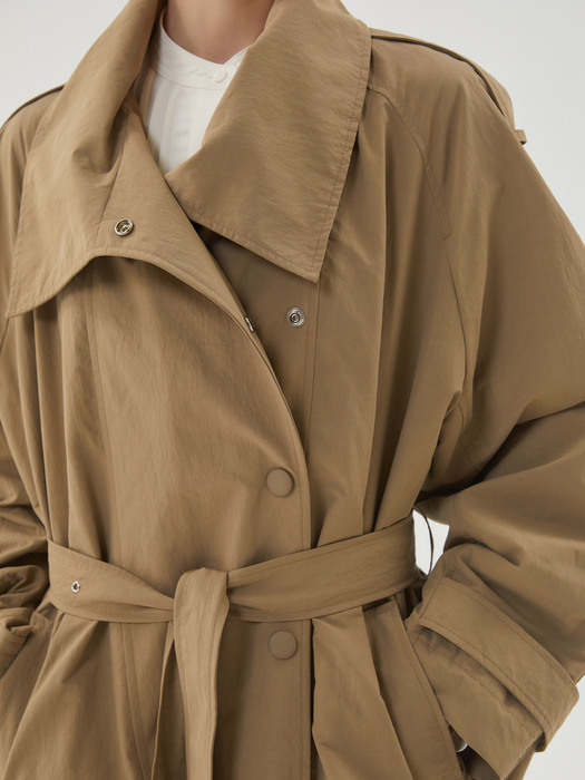 MAXIMAL TRENCH COAT_BEIGE