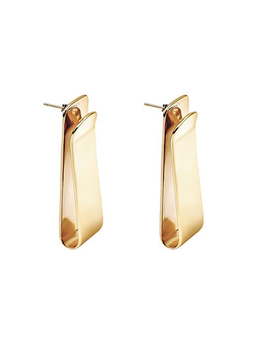 MONEY CLIP EARRING / GOLD