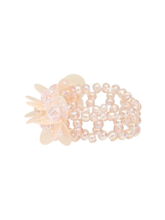 Spangle Beads Ring (Apricot)