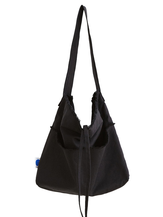 FRINGE HOBO BAG_BLACK