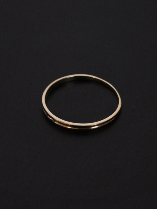 Double Thin Ring (14K Gold)