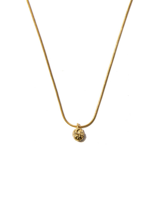 Stone stud necklace Gold