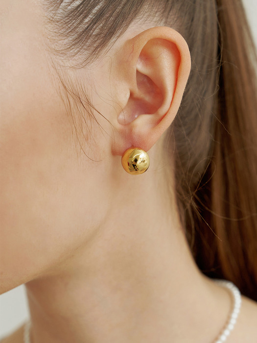 Round Ball Earring (2color)