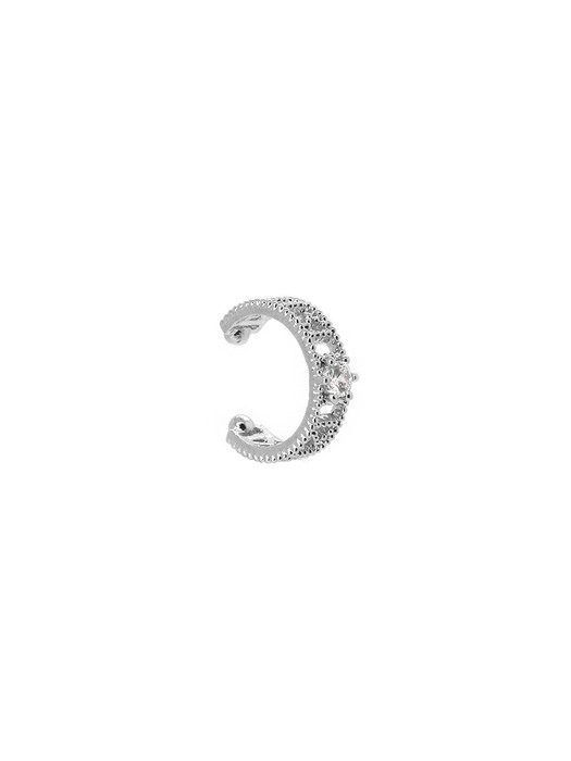 Lovely Combi Cubic Earcuff (Silver925)