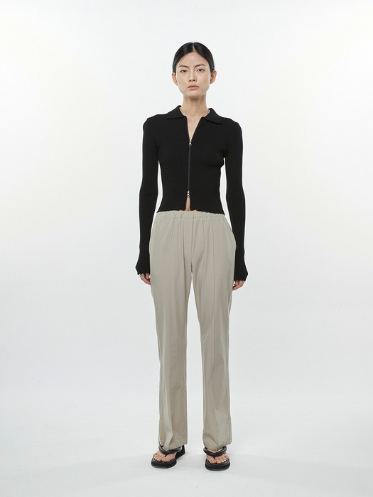 SIDE TAPE STRAIGHT PANTS (2COLORS)