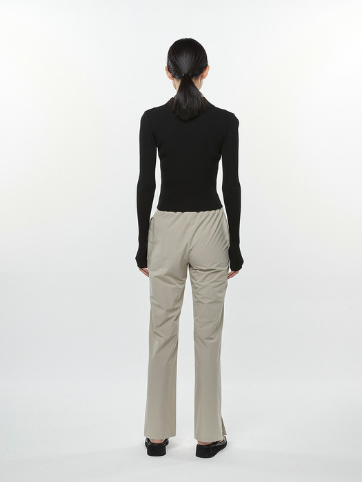 SIDE TAPE STRAIGHT PANTS (2COLORS)
