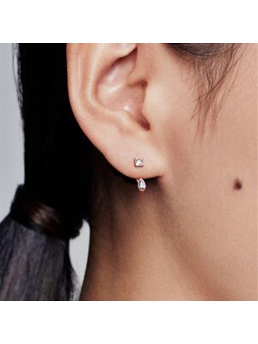 Geometric Shapes Stud Earrings