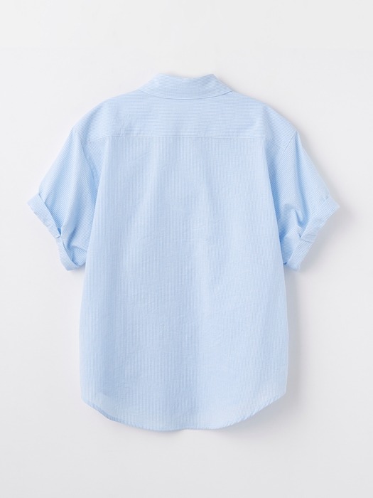 Half Shirts_sky blue