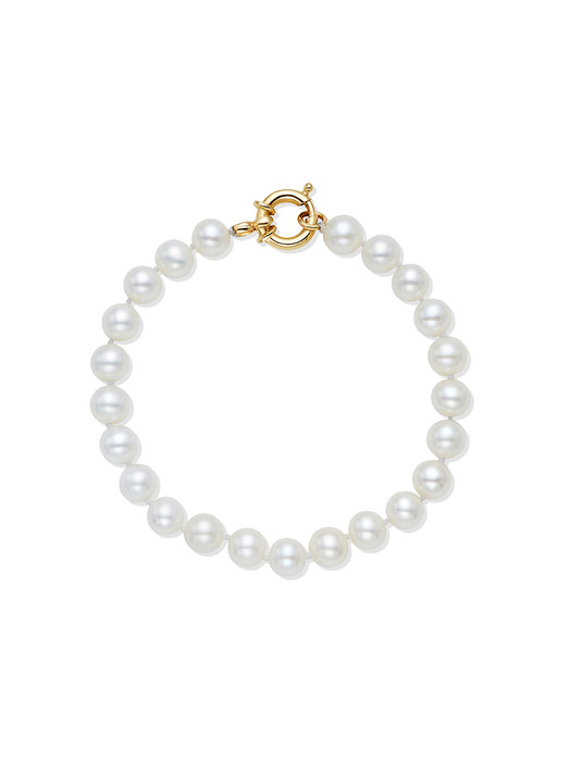 14K Vintage Pearl Knots Bracelet 빈티지 담수진주 매듭 팔찌