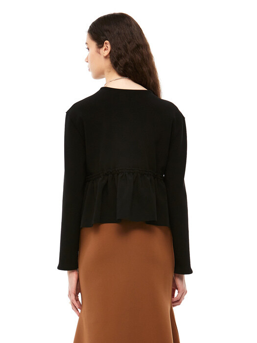 Lola Ruffled Blouse_Black