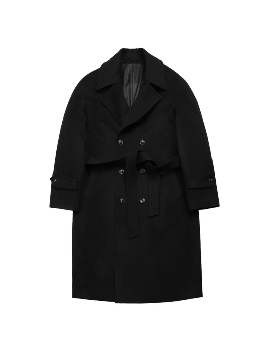 Cashmere Double Coat (Black)