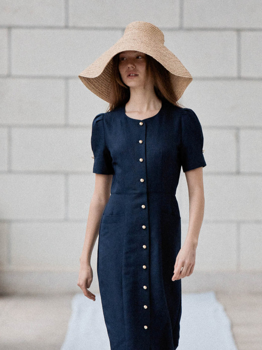 Julia Goldish Dress (Navy)