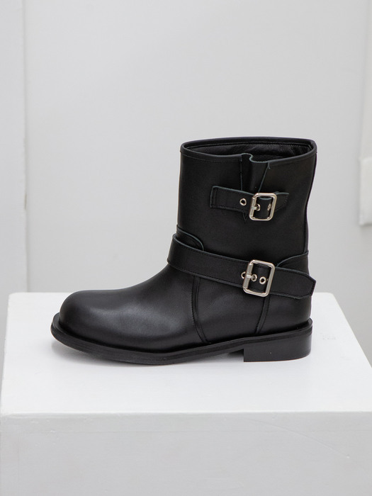 MOON BIKER ANKLE BOOTS 문 바이커 앵클부츠 23S01BK