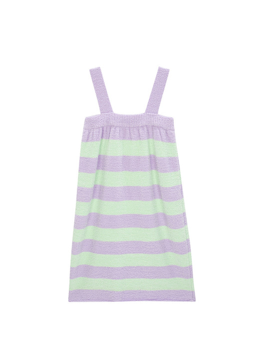 Stripe Sleeveless Dress_lavender mint